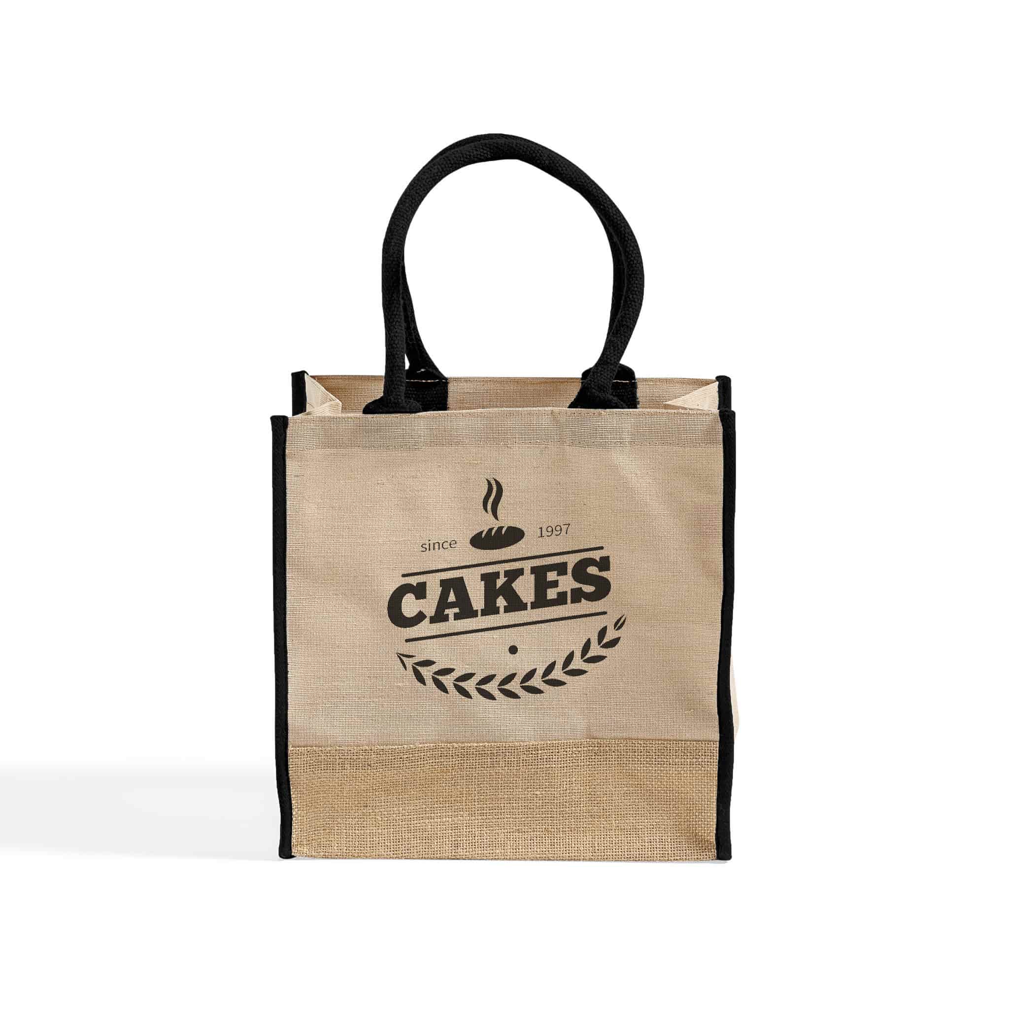 Juco Square Tote Bag, custom tote bag with logo imprint 25