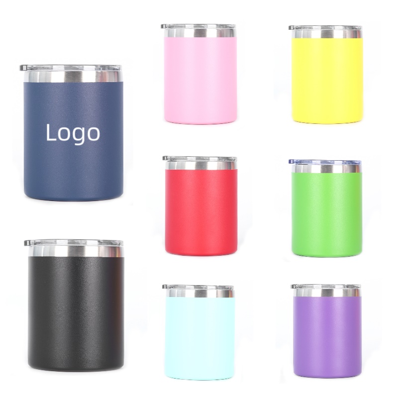 12 oz Stainless Steel Tumbler W/ Lid 1
