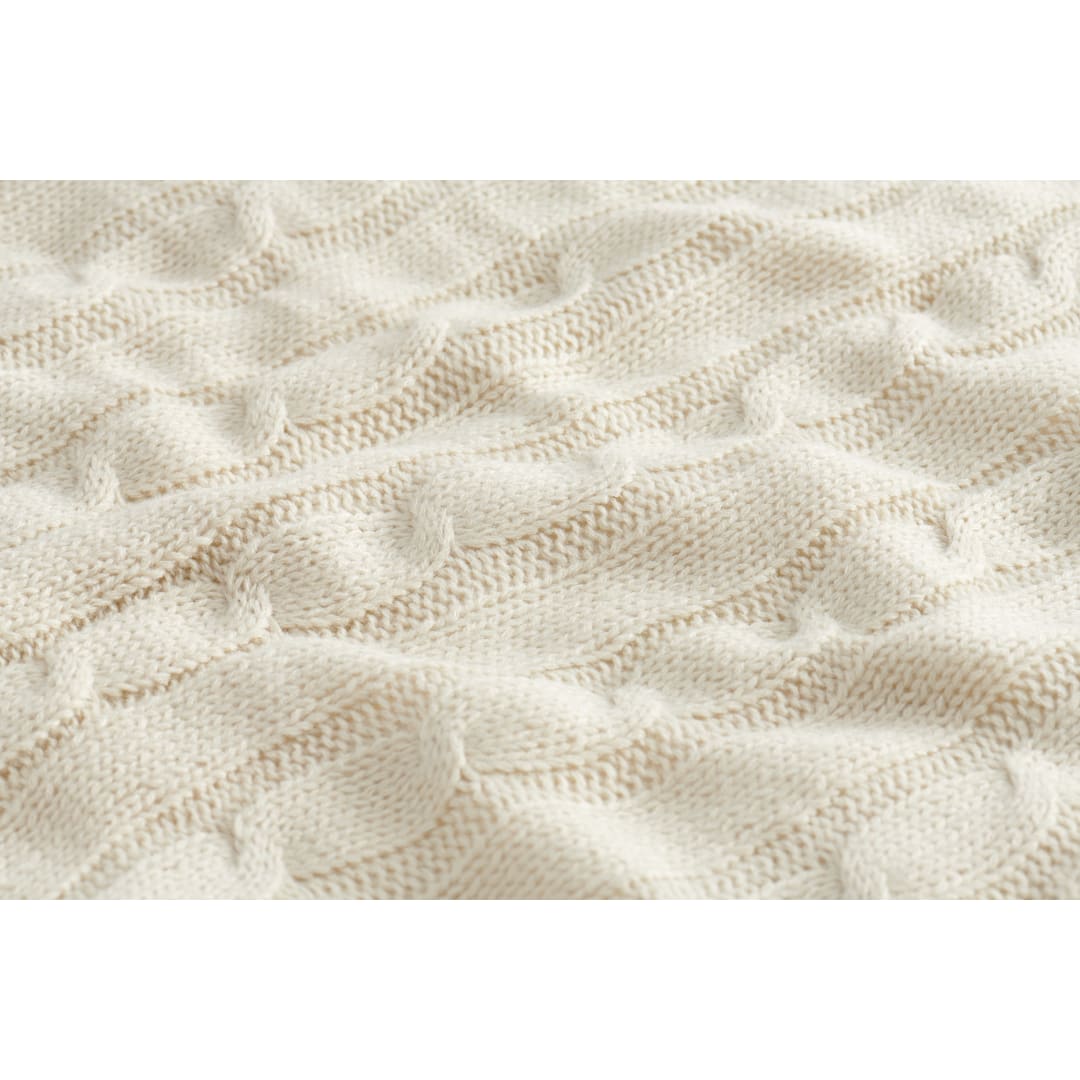 Field & Co.® Cable Knit Sherpa Blanket 65