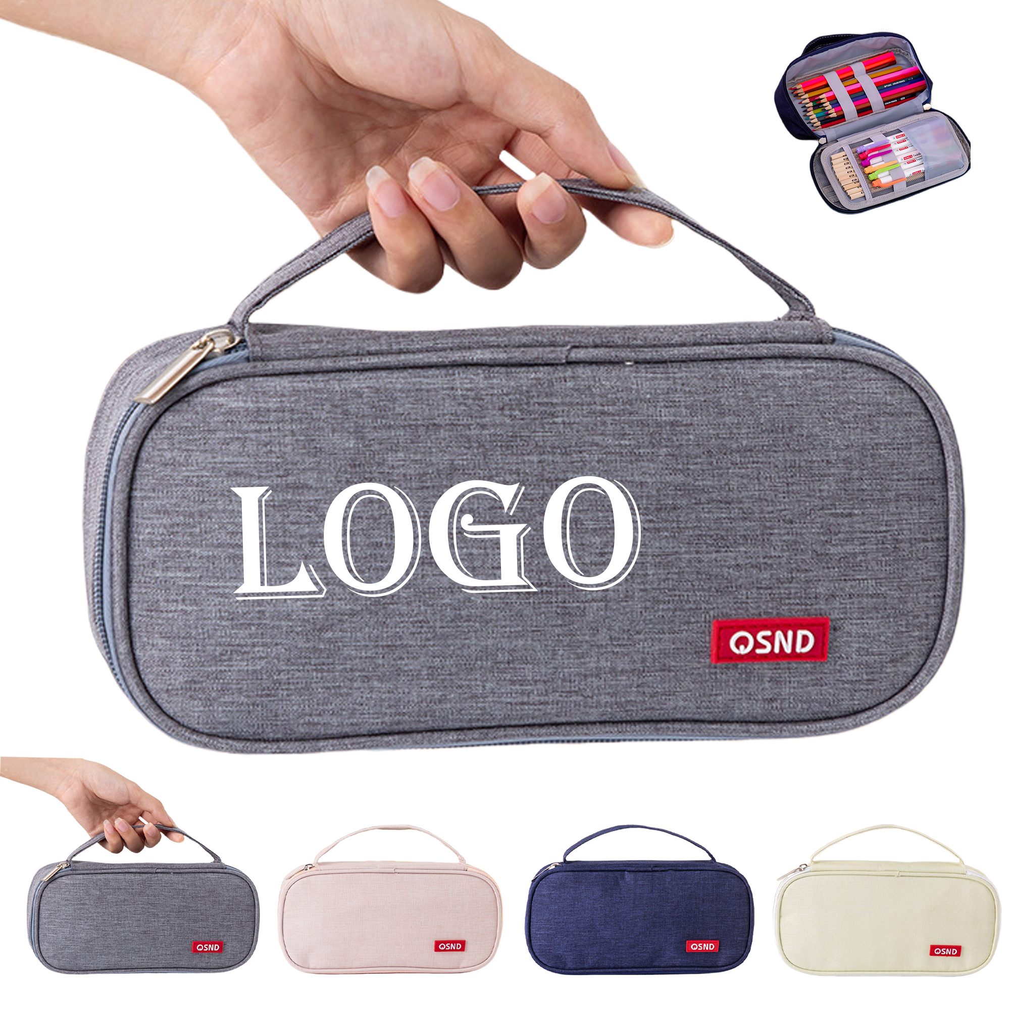 Large Capacity Handheld Pencil Case MOQ50 3