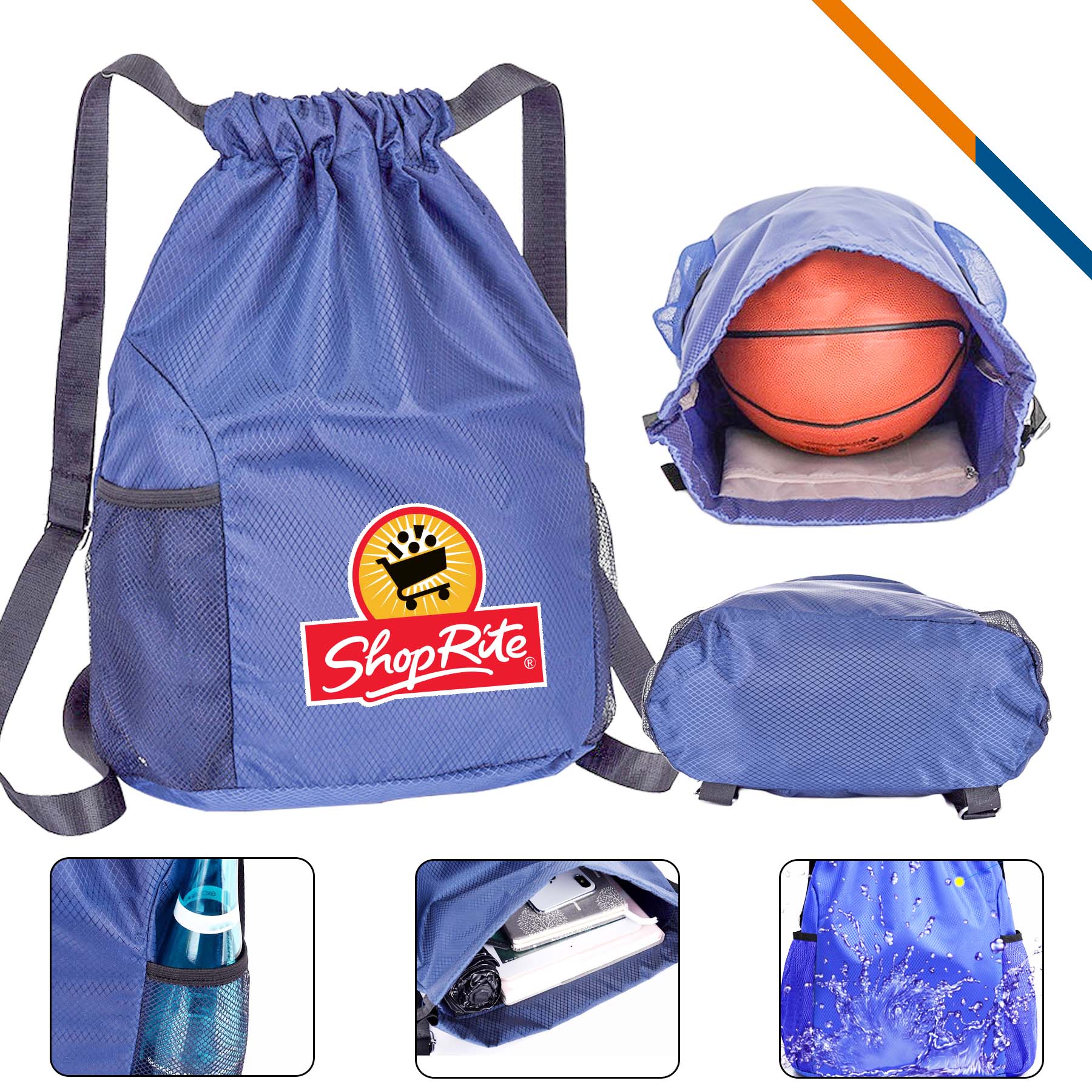 Elias Drawstring Backpack 10