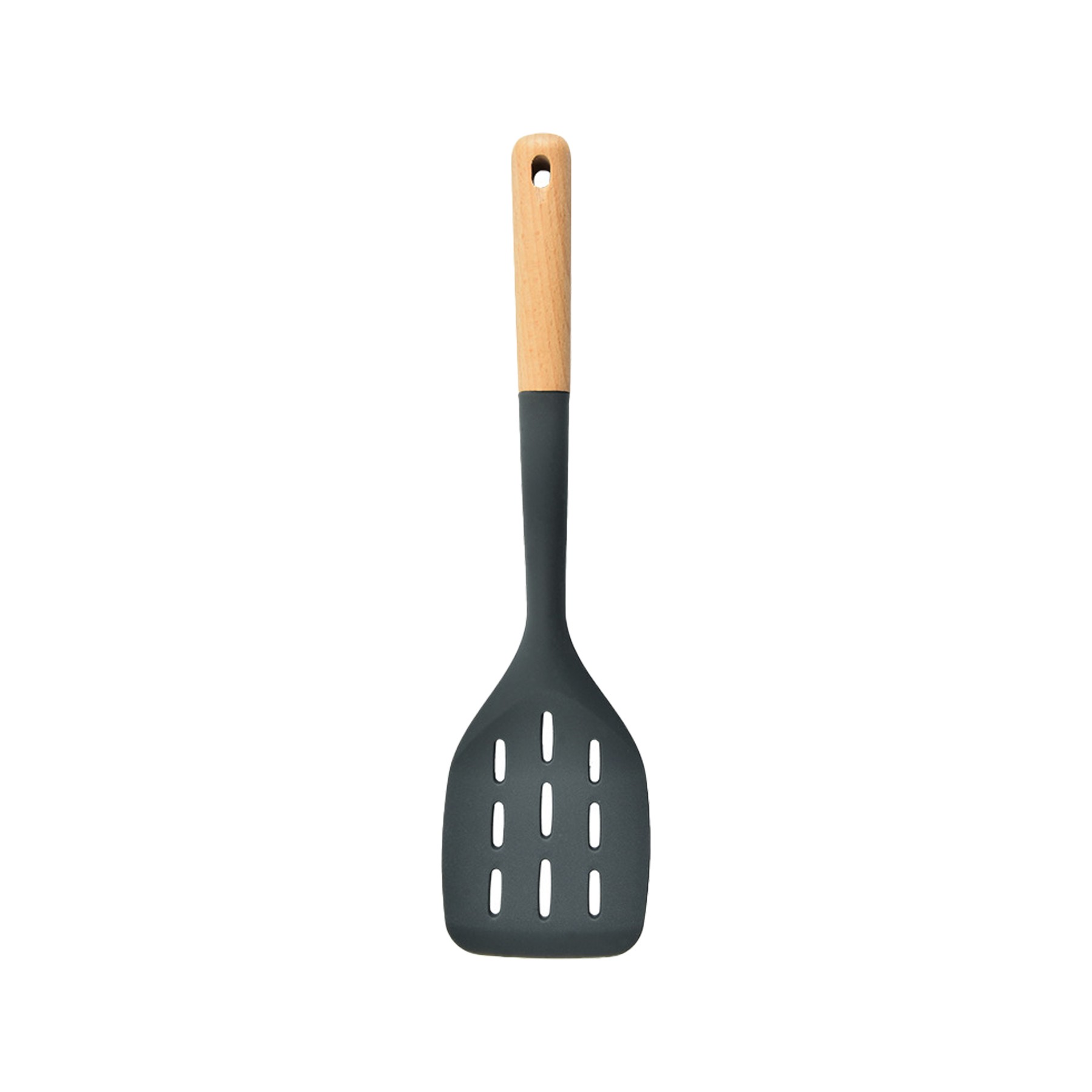 Silicone Kitchenware with Wooden Handle 3