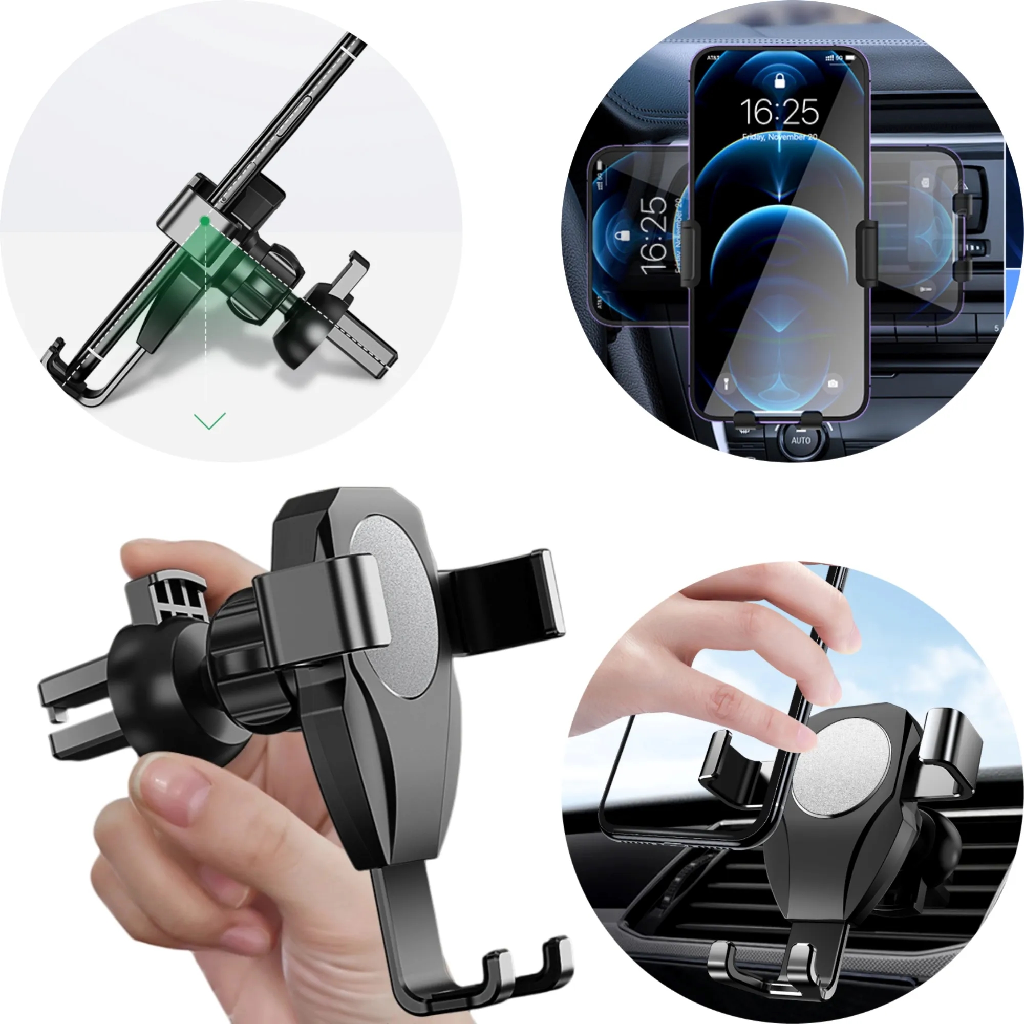 Car gravity-sensing phone holder 5