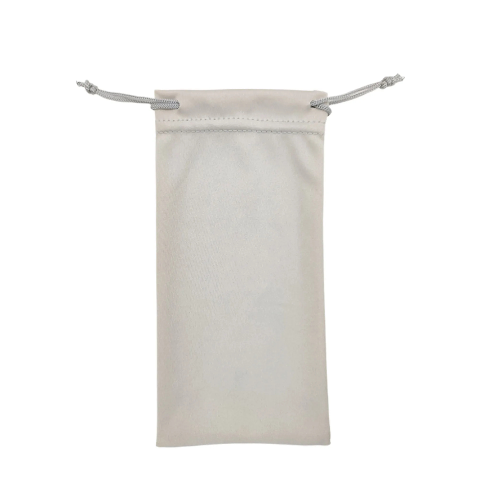 MOQ100 Thick Microfiber Eyewear Pouch with Drawstring 2