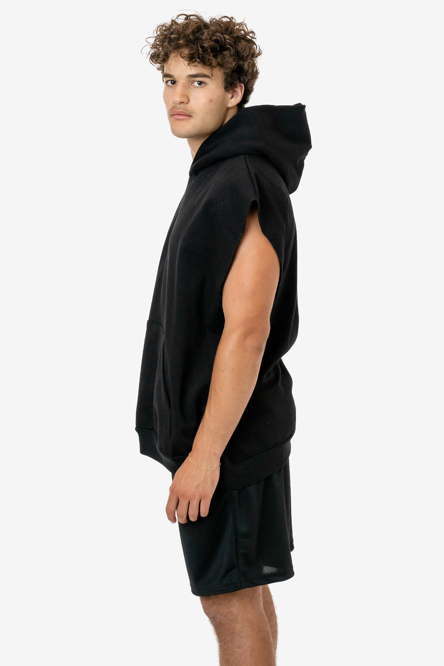 14 OZ SLEEVELESS HOOD PULLOVER 13