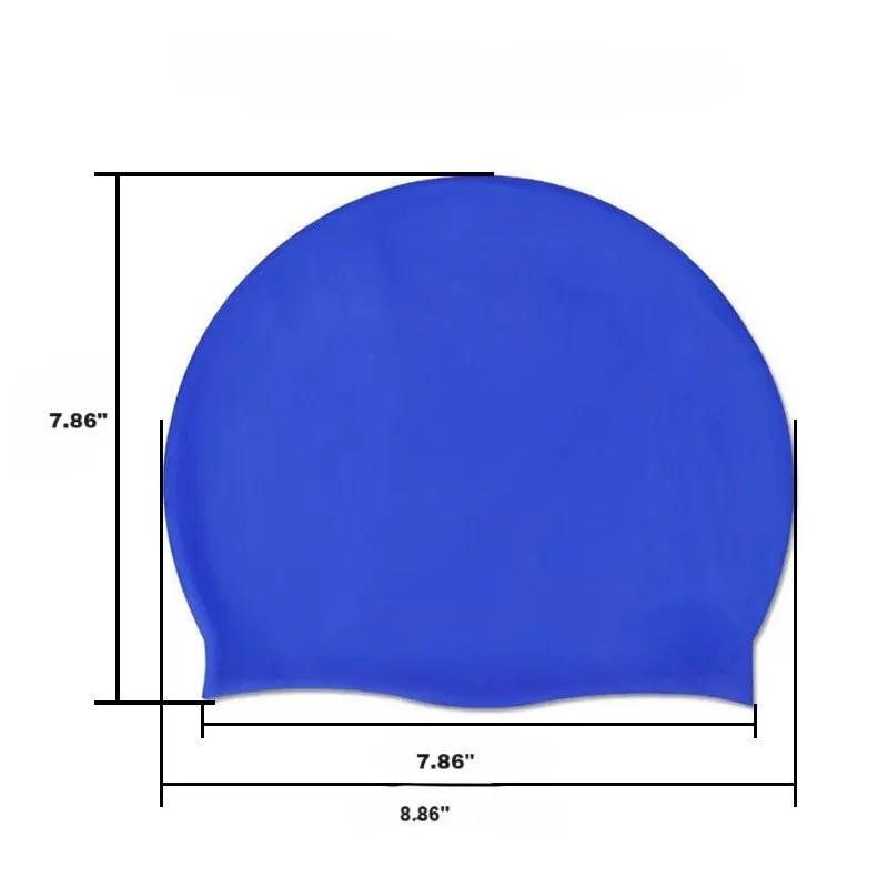 Custom logo Silicone Swimming Cap 3