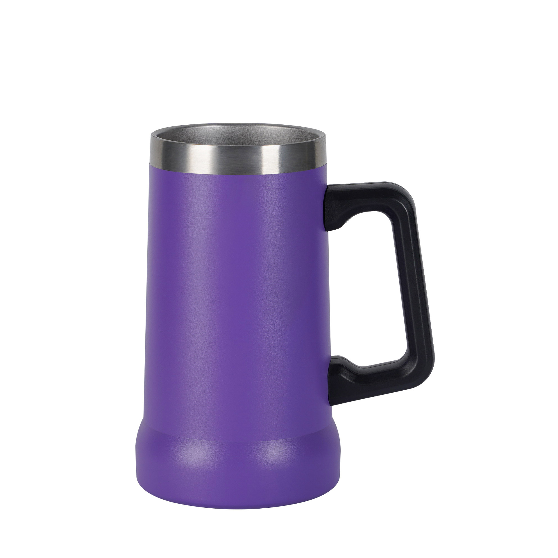 24 oz Stainless Steel Insulated Big Grip Beer Stein Mug 12