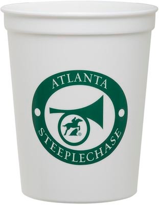 16 oz. White Plastic Stadium Cup 2