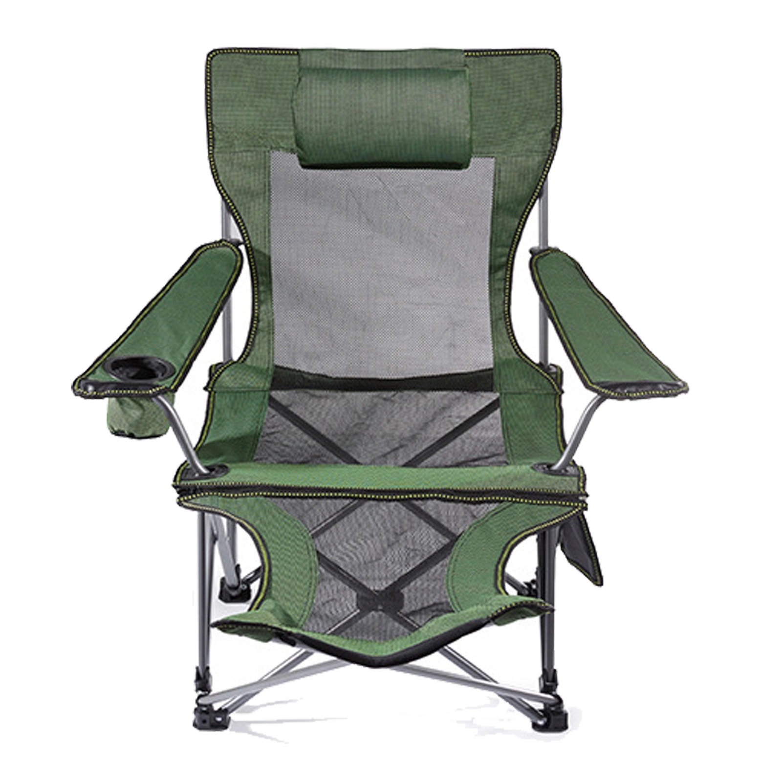 Light Portable Dual-Use Reclining Lunch Break Folding Chair 4