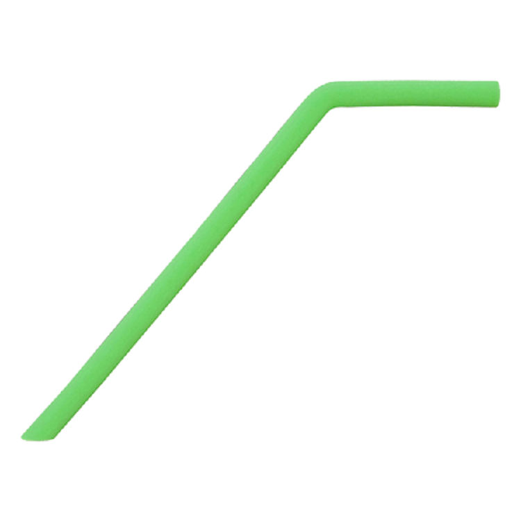 Reusable Silicone Drinking Straw Curved 7