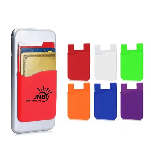 Durable Silicone Smart Phone Wallet Pocket