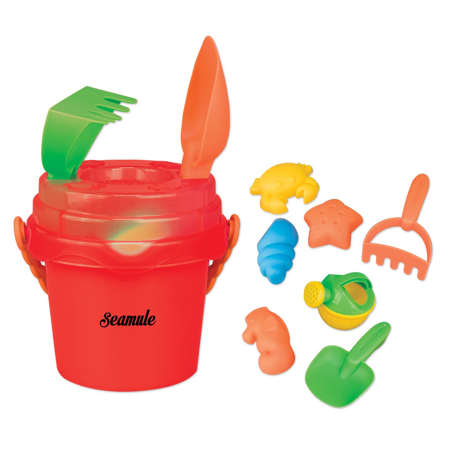Mini Sand Pail with Toys and Lid 2