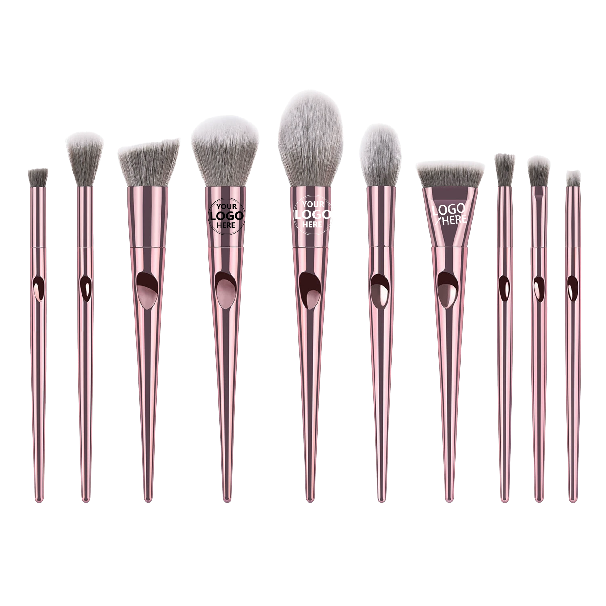 Plastic Makeup Brush Set 2
