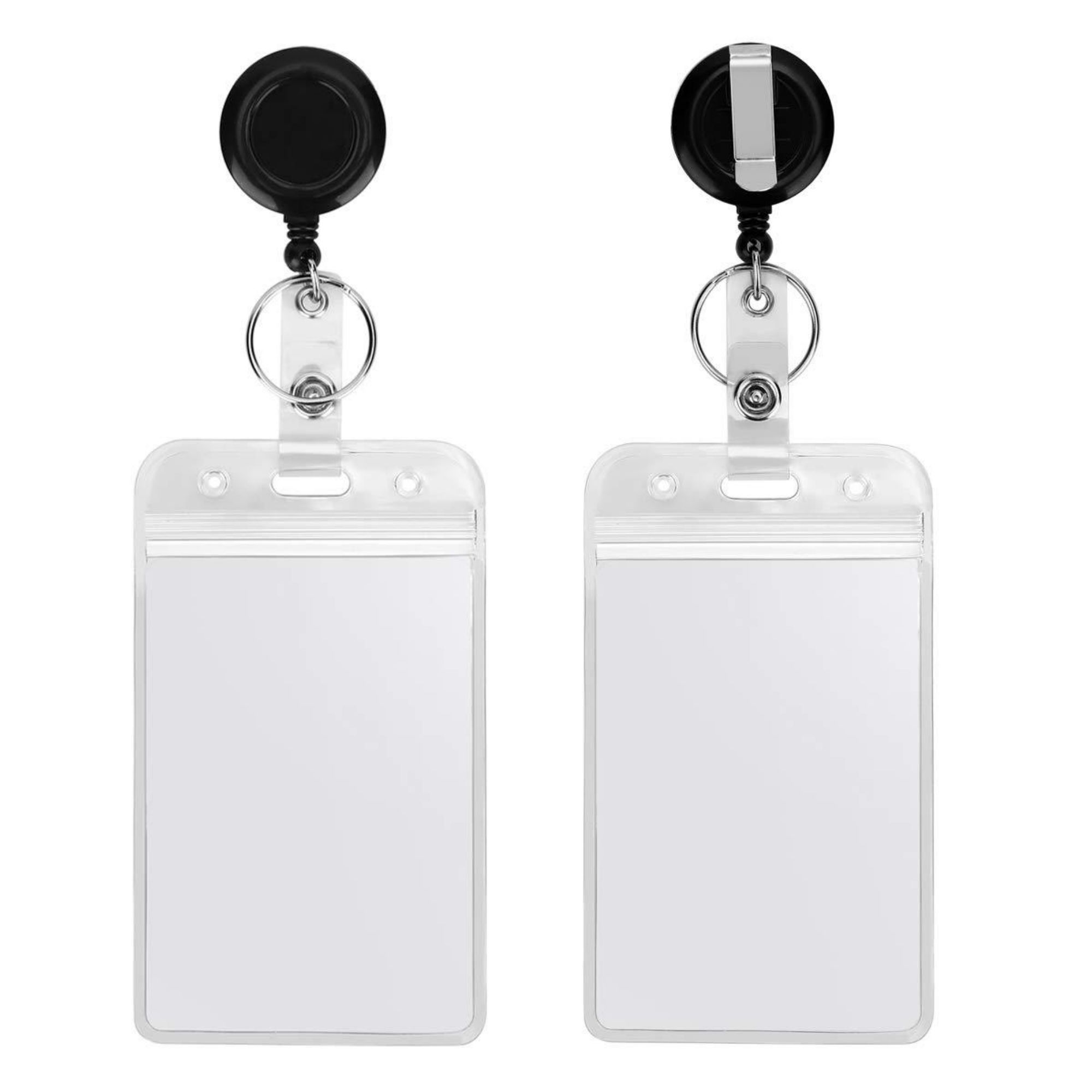 Lanyard Black Retractable Badge 4