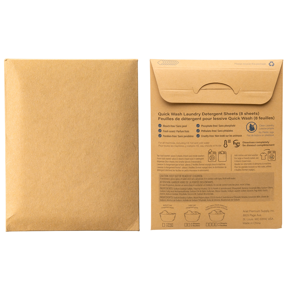Quick Wash Laundry Detergent Sheets 9
