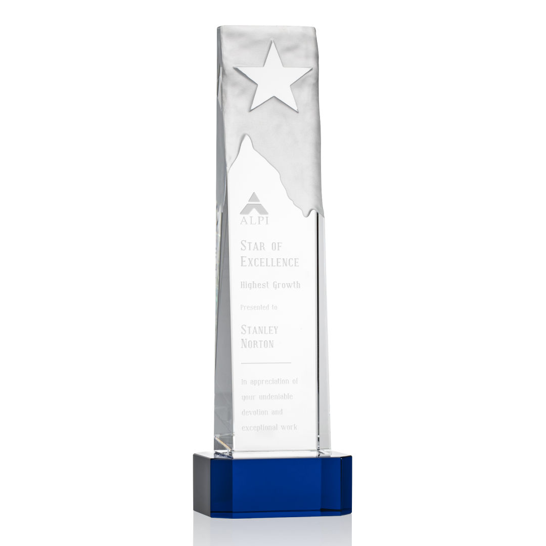 Stapleton Star Award on Base - Blue 2