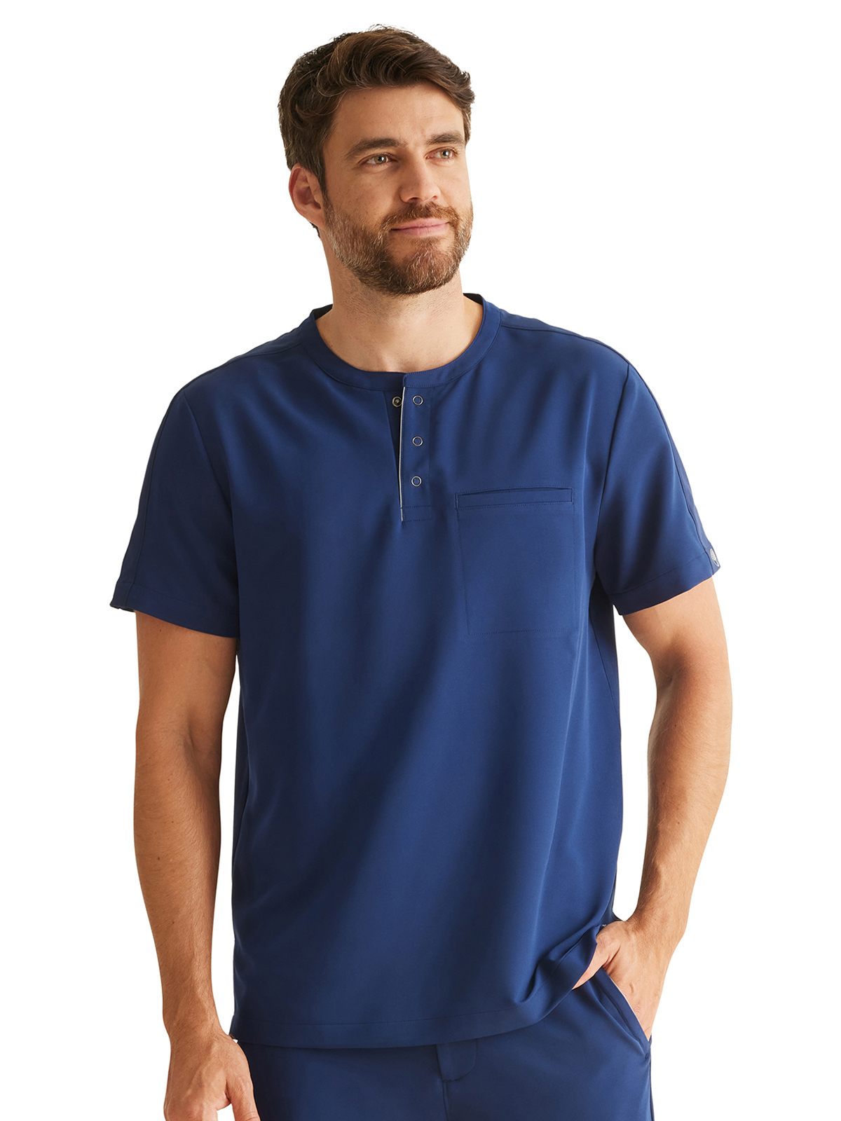 Healing Hands - 360 - Men's 1-Pocket Shane Mandarin Collar Top 8