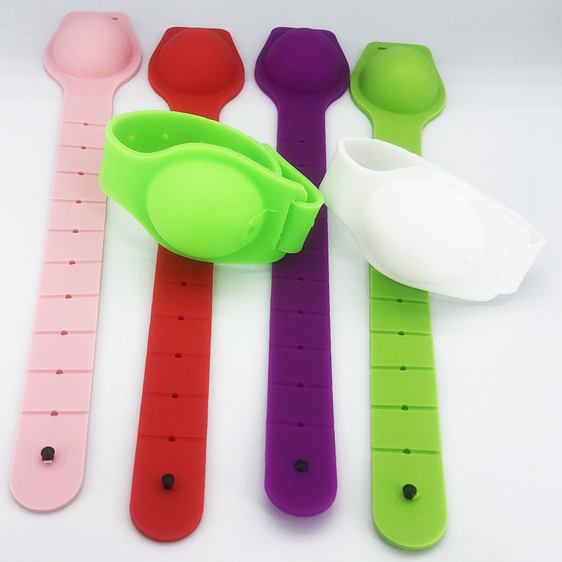Adjustable Hand Sanitizer Dispenser Silicone Wristbands 1