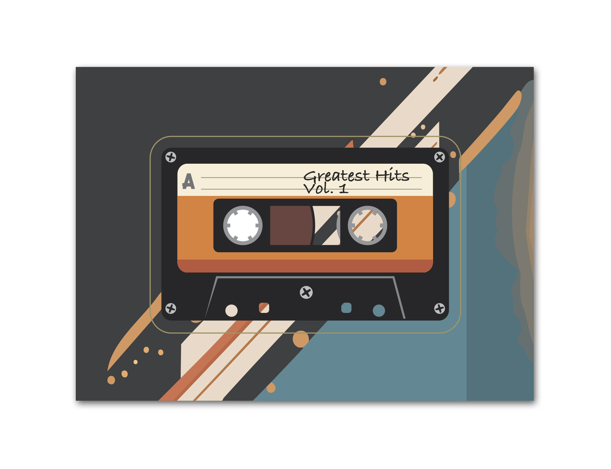 Picture Frame with Cassette  Punch Out 2