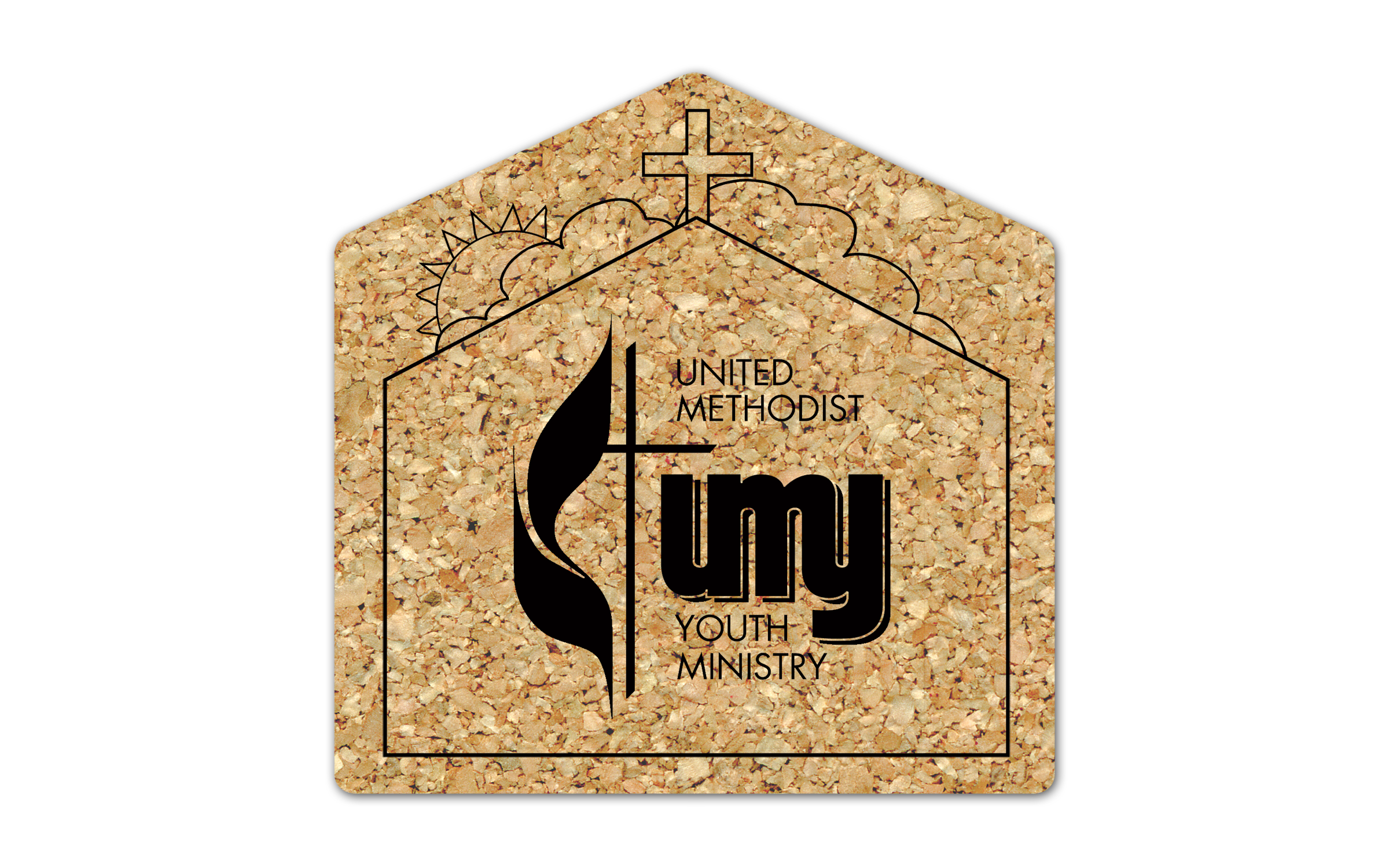Church Cork Coaster 3