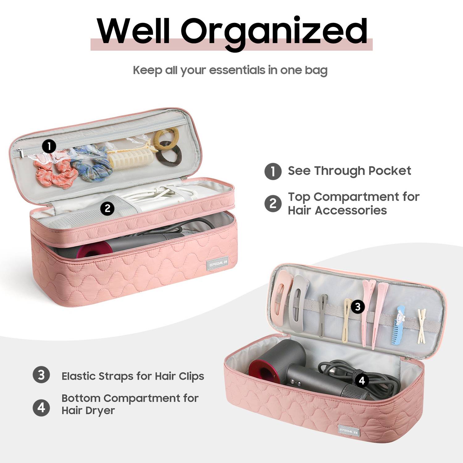 Double-Layer Travel Carrying Case 2