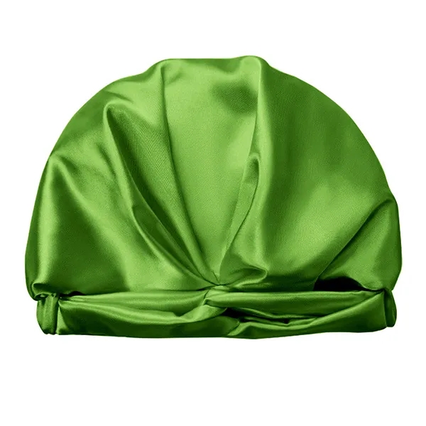 Solid Color Polyester Imitation Silk Nightcap 6
