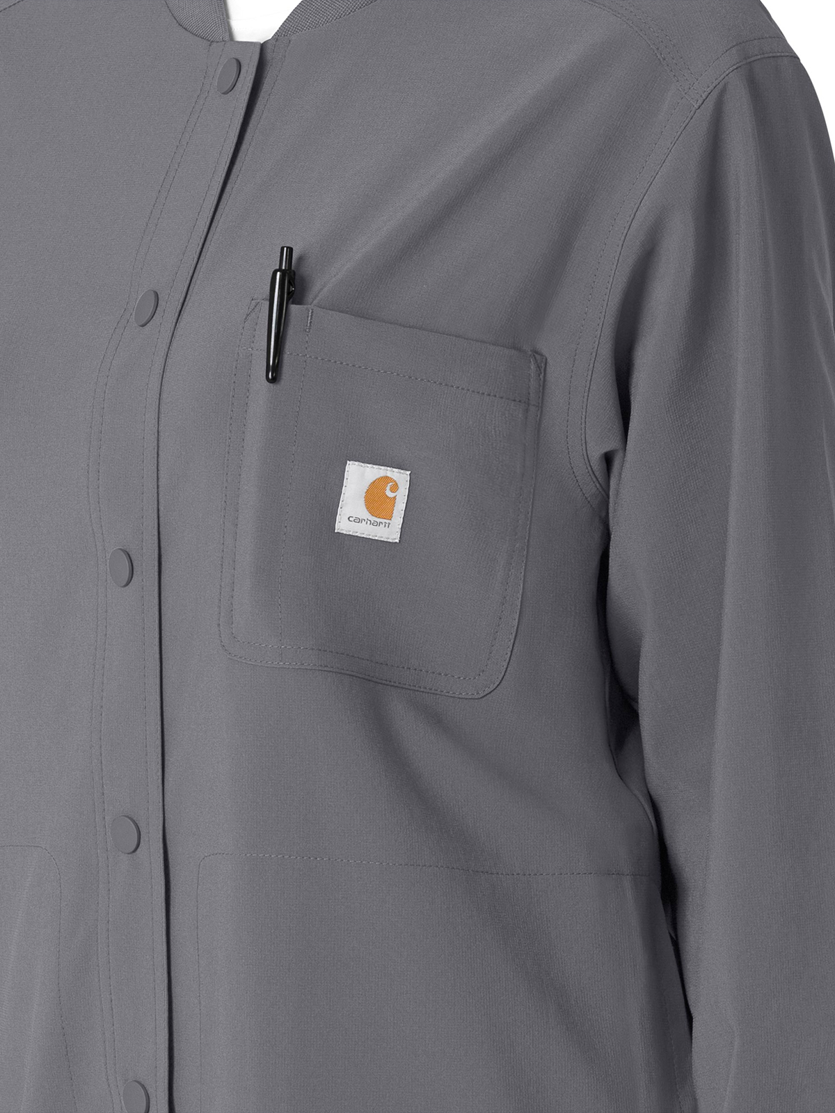 Carhartt Scrubs - Force Cross-Flex - Women's Four-Pocket Modern Fit Shirt Jacket 8