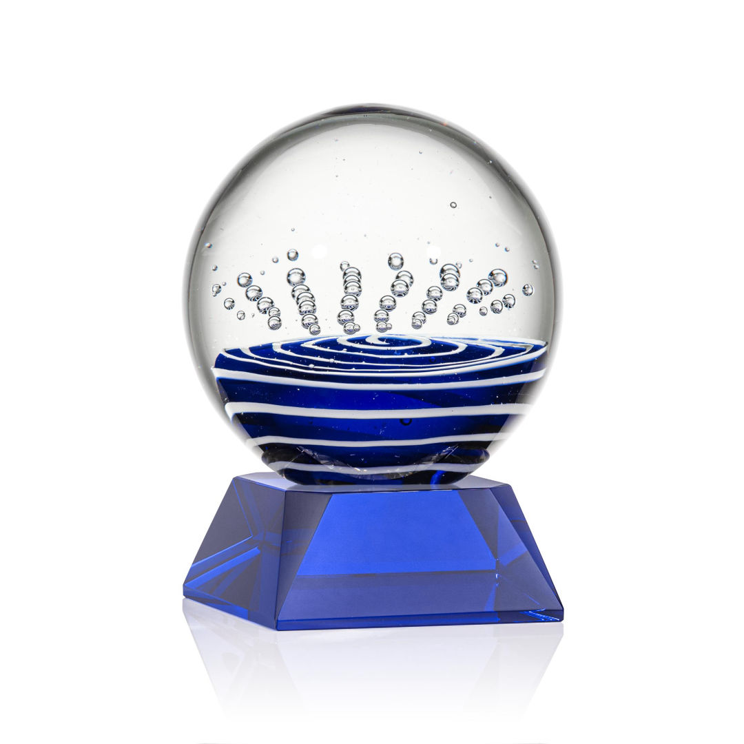 Tranquility Award on Sheffield Base - Blue 5