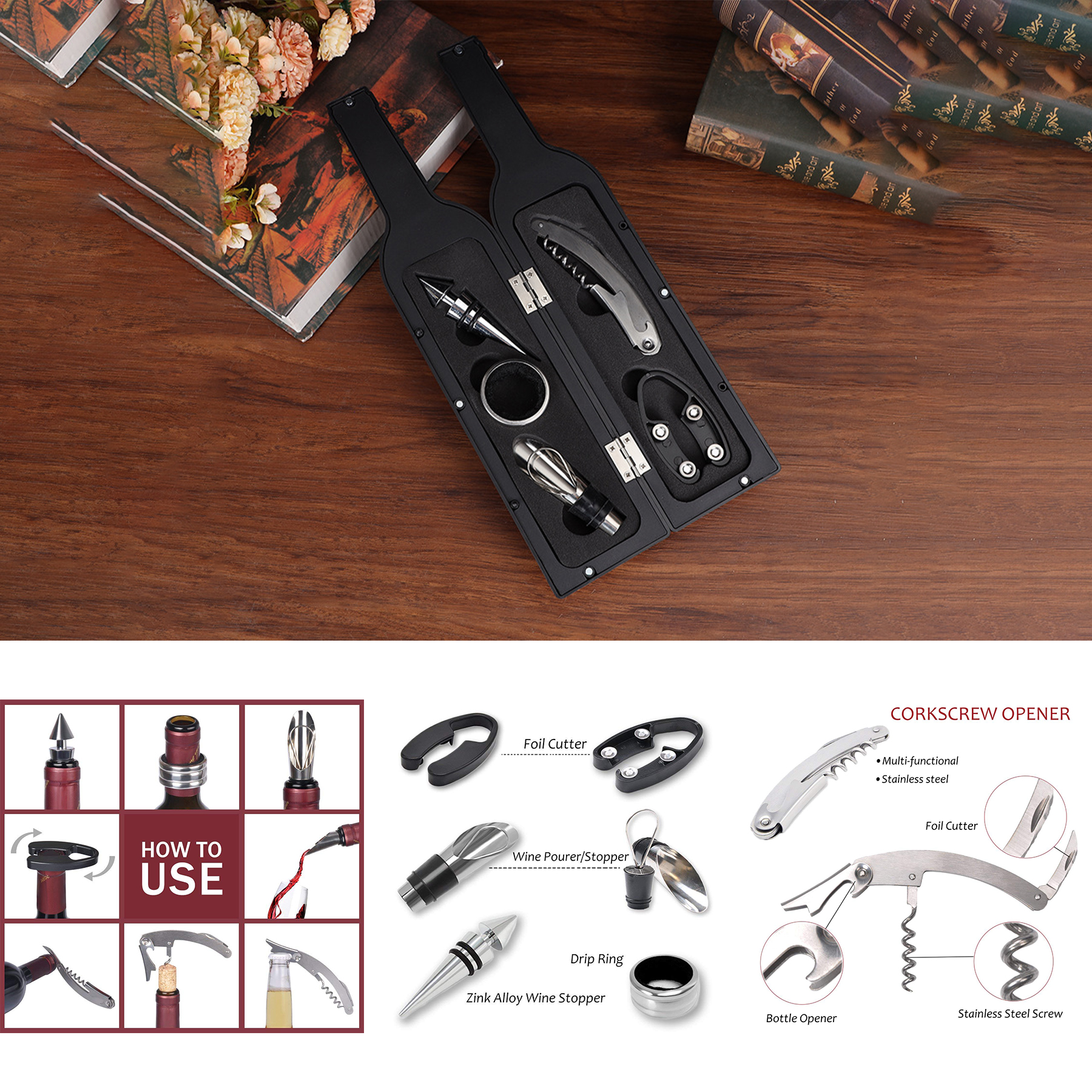 Wine Accessories Gift Set