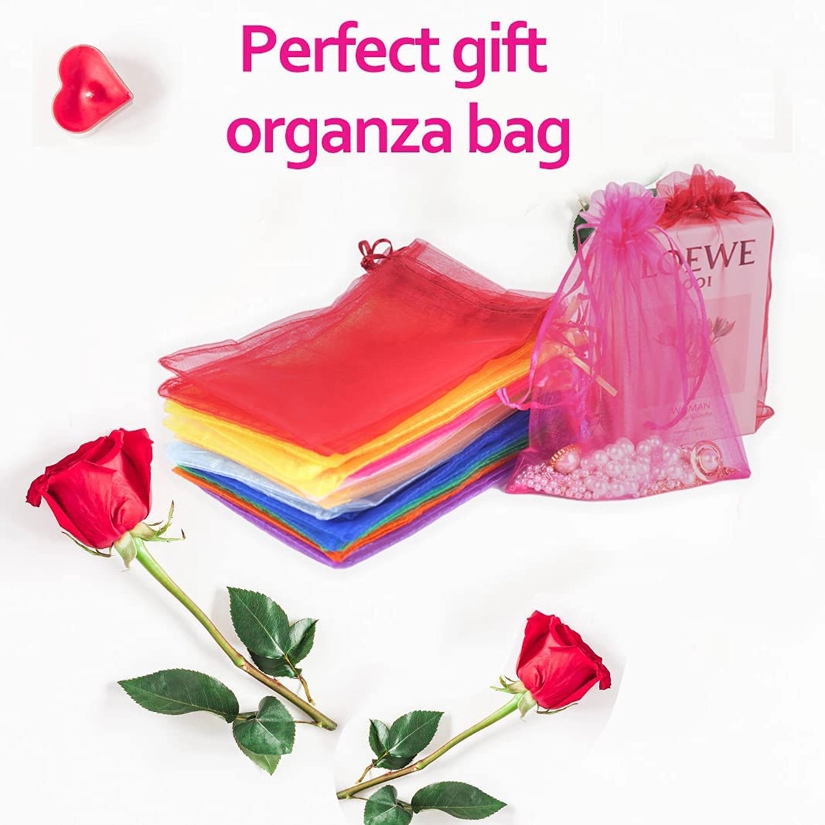 Drawstring Organza Bags Gift Favor Bags 5