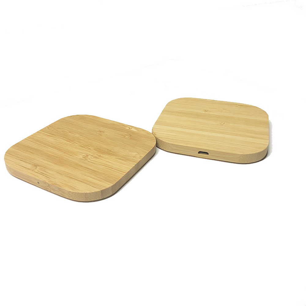 Eco-friendly Bamboo Wireless Charger(Heart & Square) 1