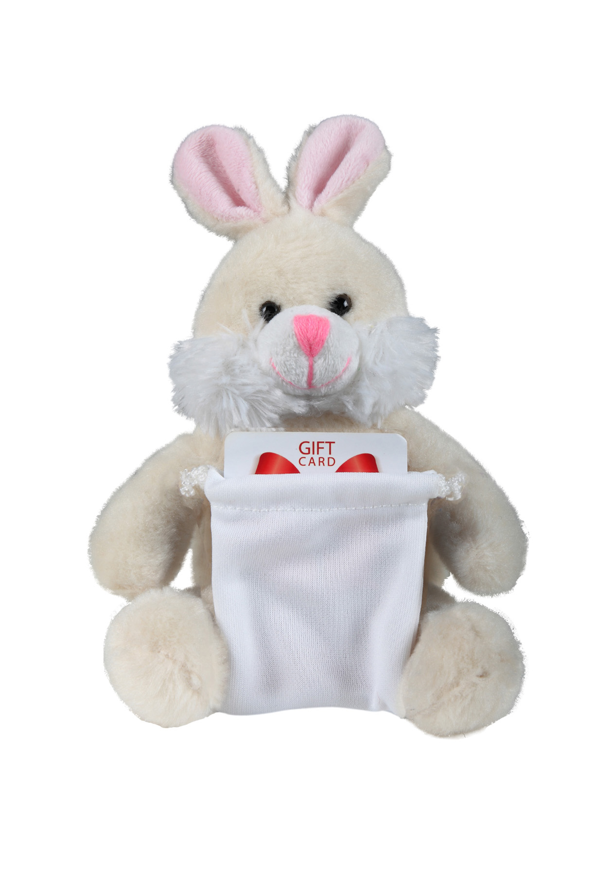 soft plush Bunny with gift card sack 5