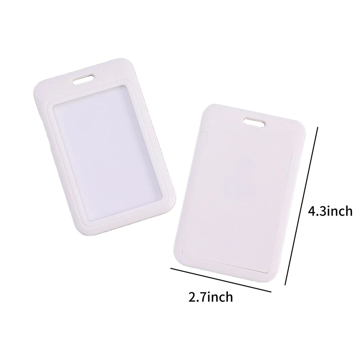 Sliding Badge Holder Plastic for ID Cards 2