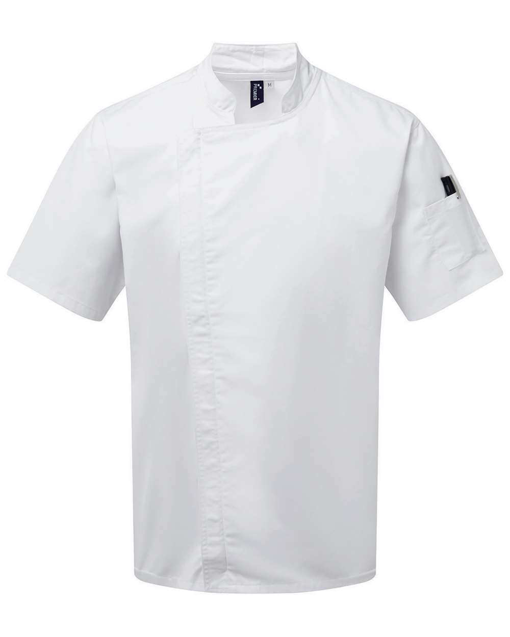 Unisex Zip-Close Short Sleeve Chef's Coat - RP906 3