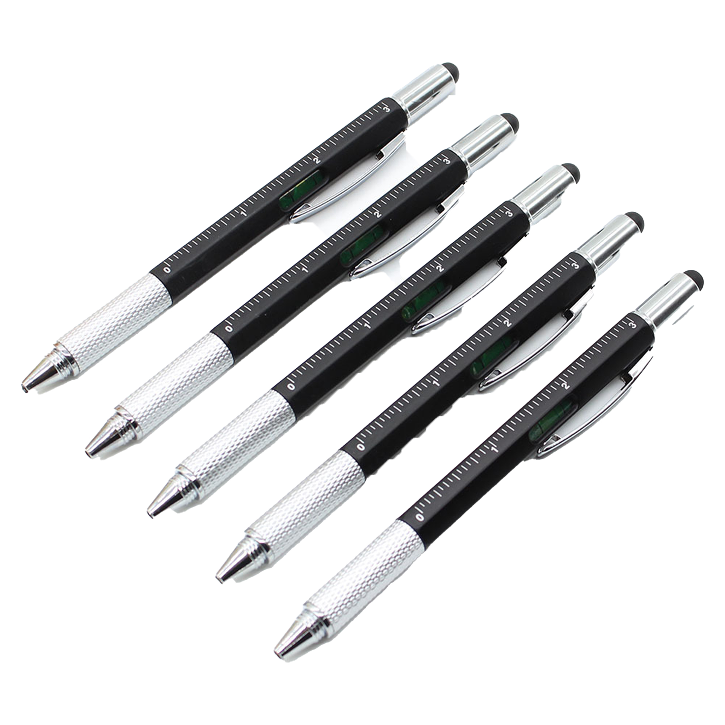 Abs Multi Functional Level Ruler Ballpoint Pen 4