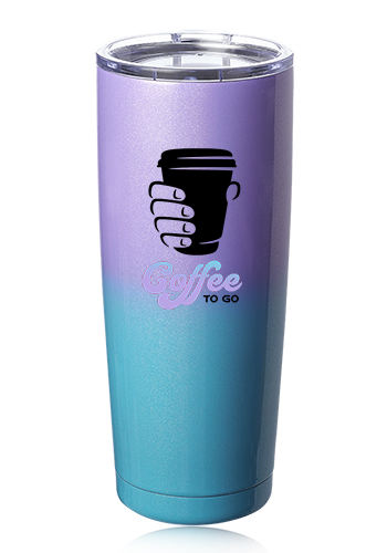 20 oz. Iridescent Pipette Stainless Steel Tumblers 10
