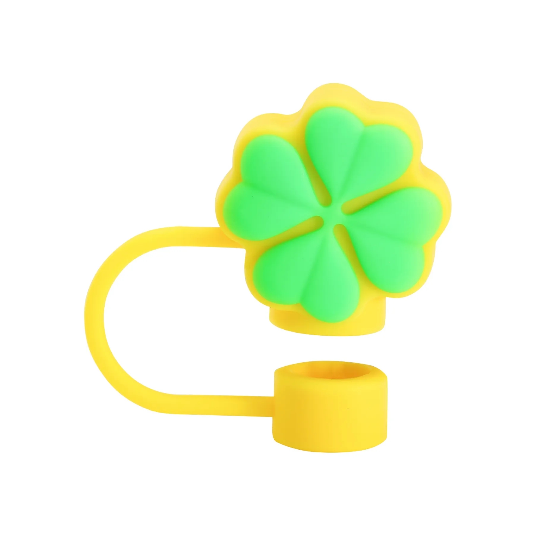 Clover Shaped 3D Silicone Straw Tips Cover 8