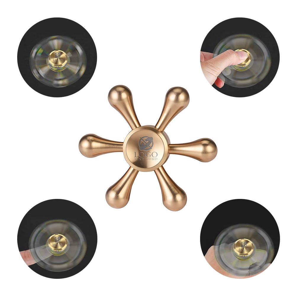 Custom Rudder Shaped Fidget Spinner 5