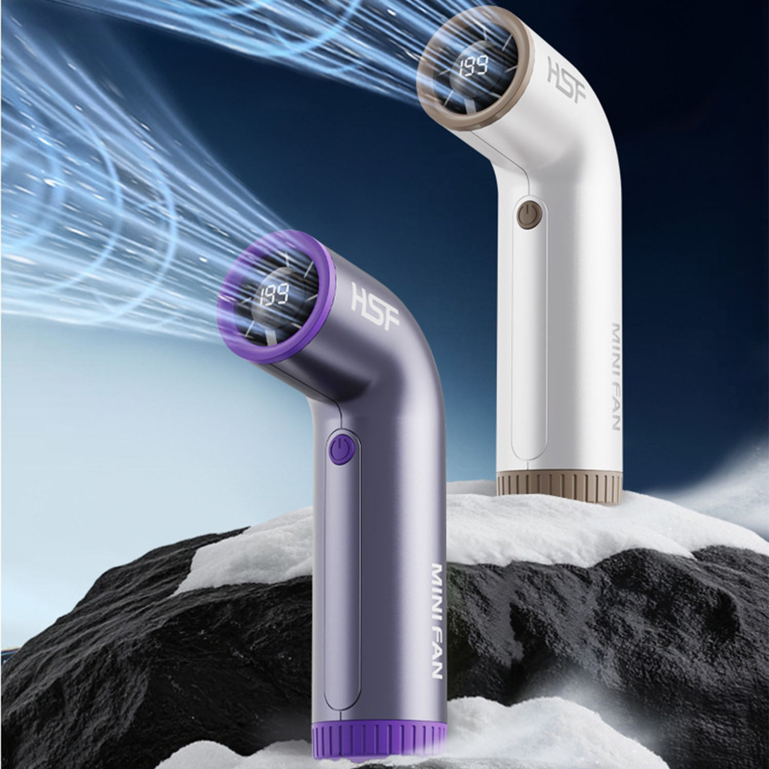 Rechargeable Powerful Turbo Mini Fan 4