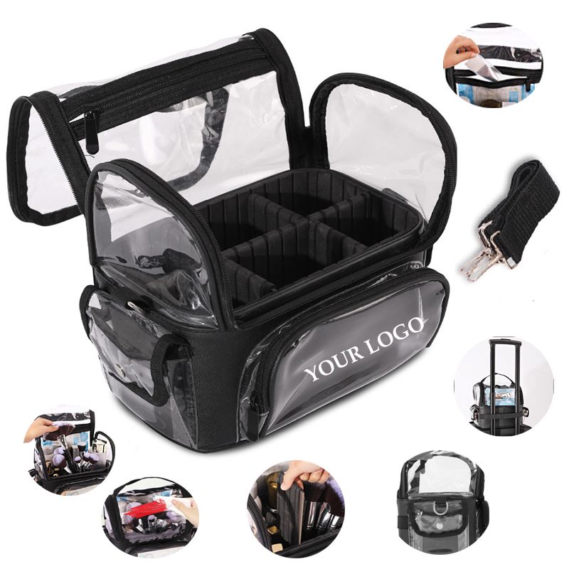 Clear Travel Bag With Adjustable Dividers 3