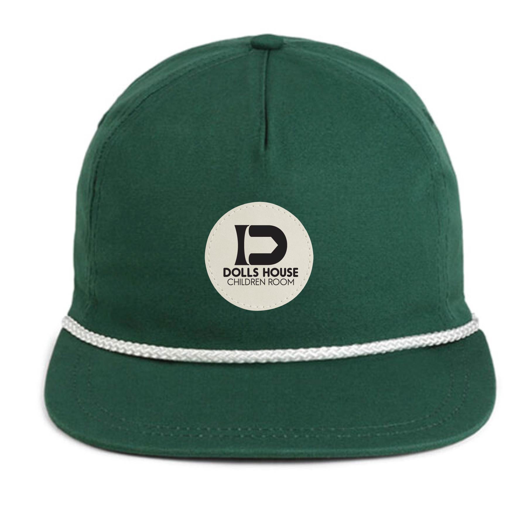 Imperial DNA001 5-Panel Original Rope Cap w/ Leatherette Patches or Embroidery 6