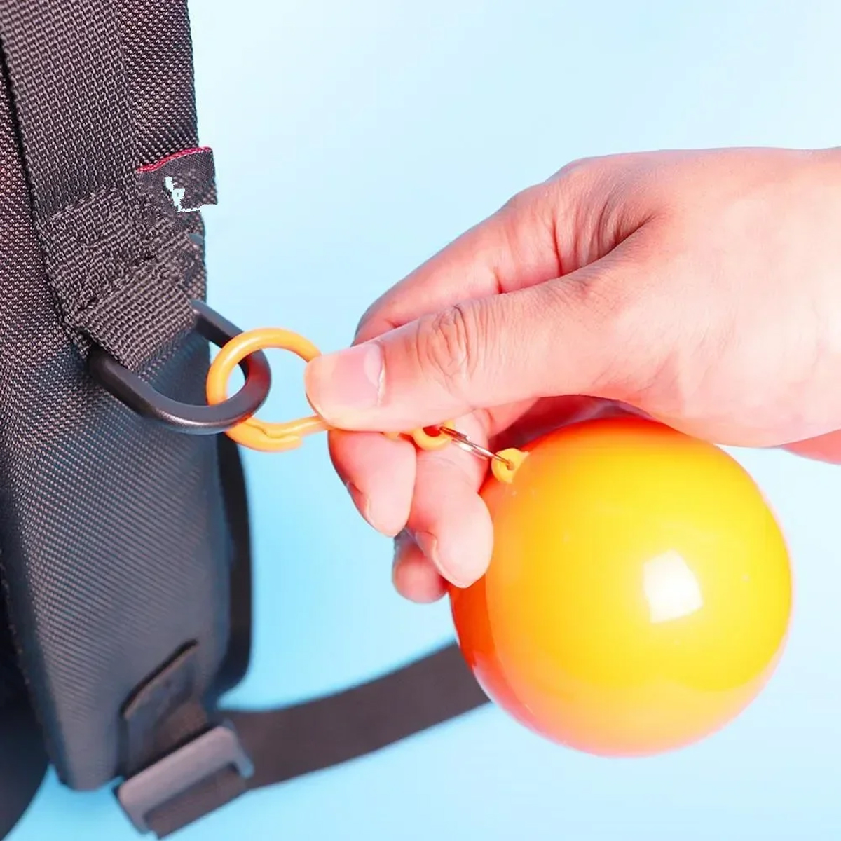 Disposable Rain Poncho in Ball Keychain 9
