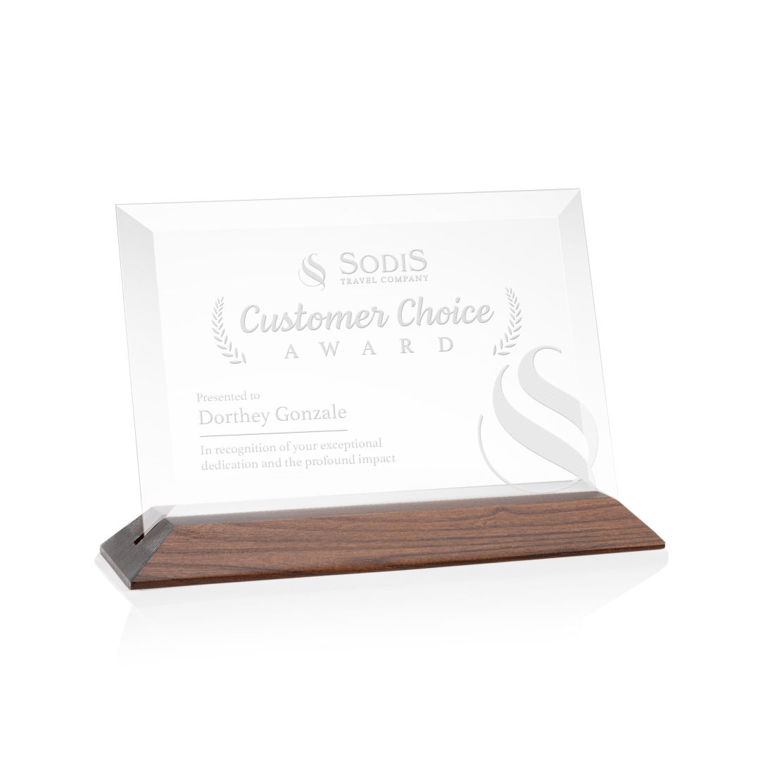 Embassy Award - Starfire/Walnut (Horiz) 6
