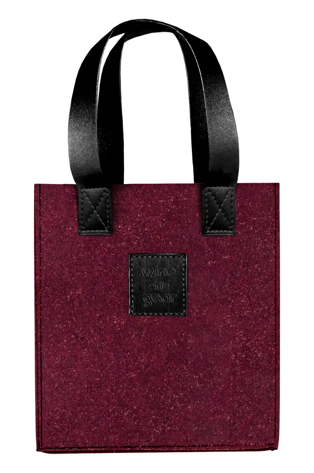 4-Bottle Felt Wine Tote 9