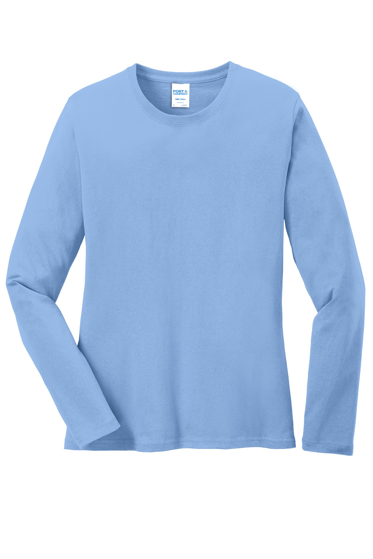 Port & Co Women's Long Sleeve Core Cotton Tee. LPC54LS 27