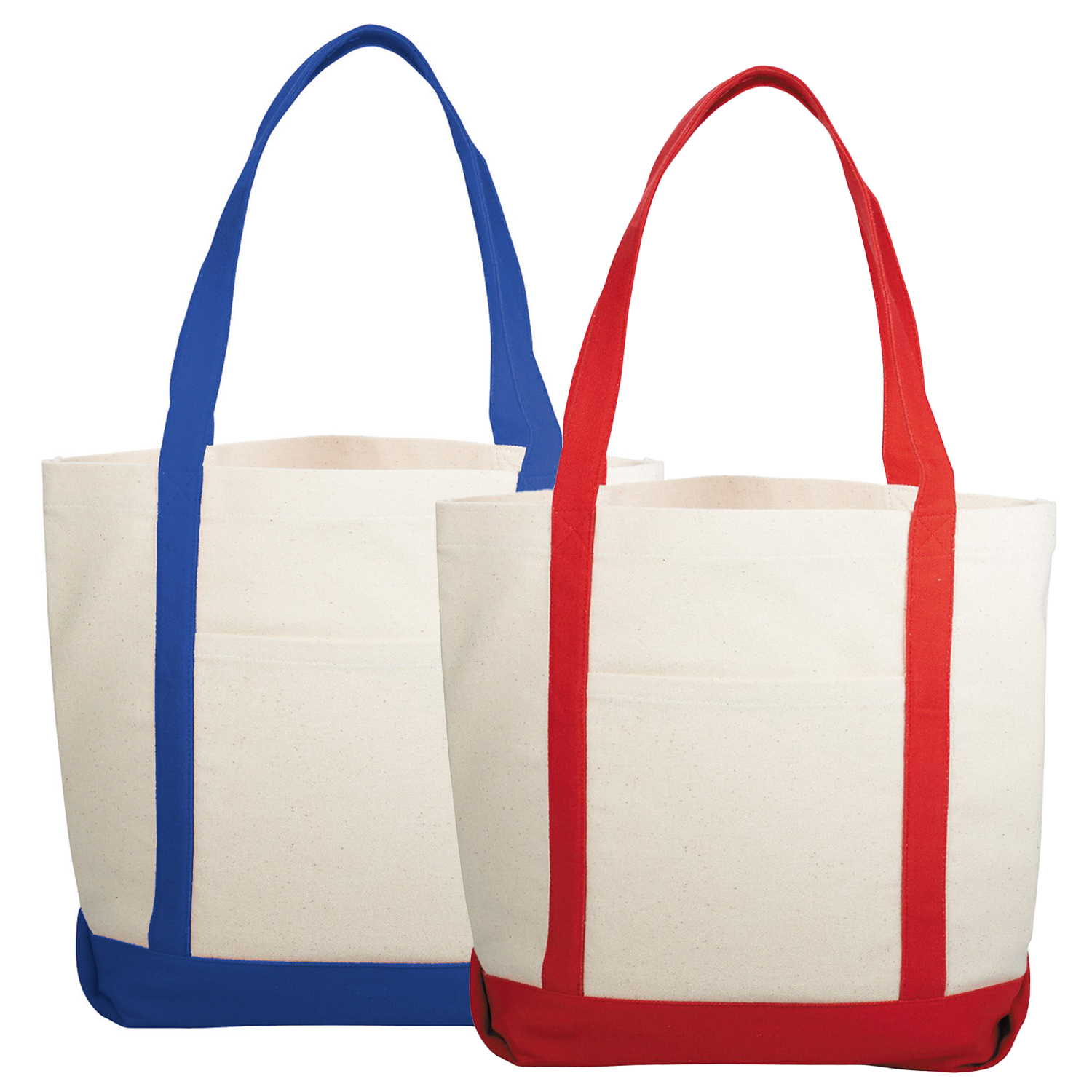 Lightweight Cotton Canvas Boat Bag, custom tote bag with logo imprint 4