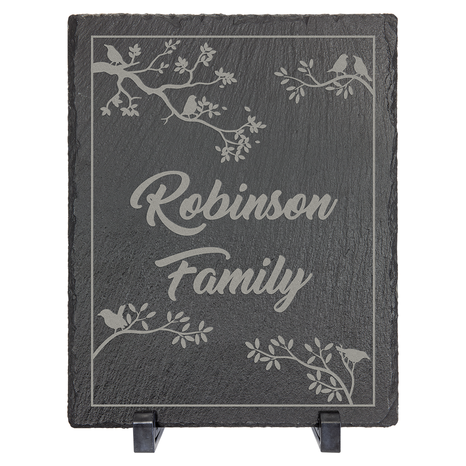 8" x 10" Rectangle Slate Decor with Plastic Feet 3