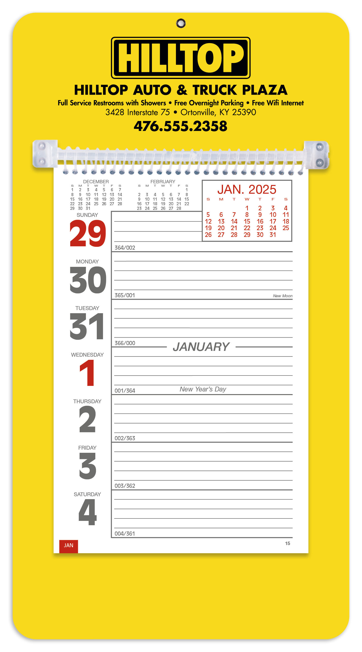 Triumph® Calendars Weekly Memo Calendar 46