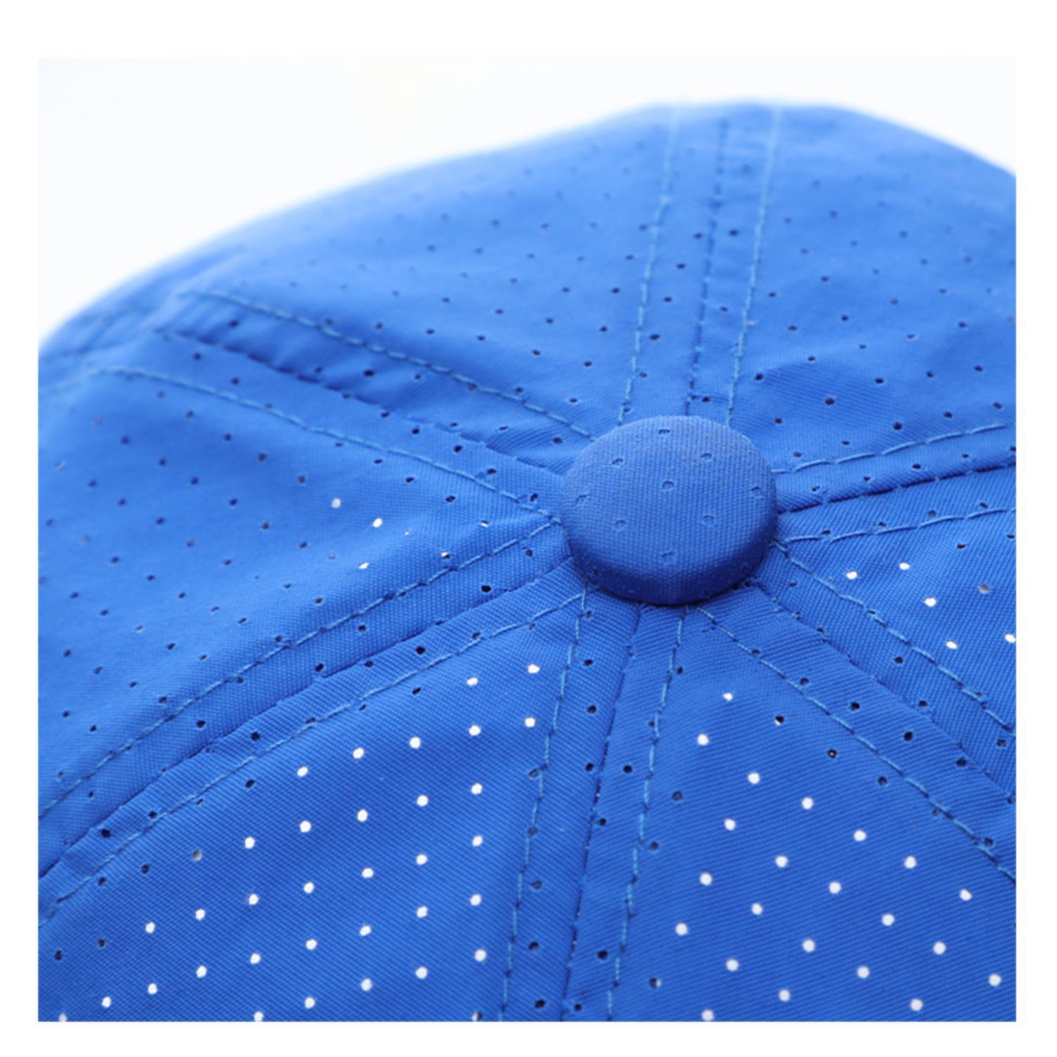 Quick Dry Polyester Structured 6 Panel Cap w/ Plastic Buckle 8