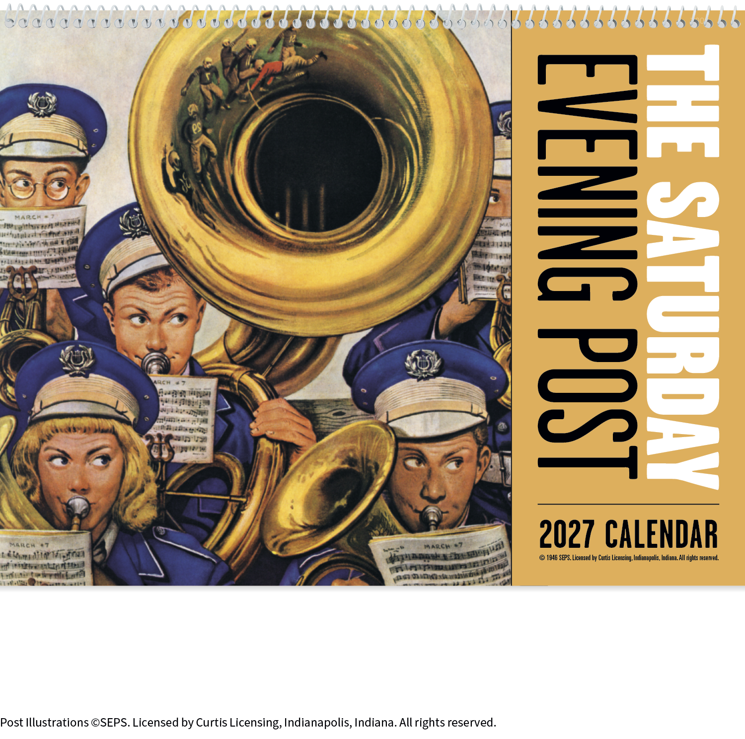 Good Value™ The Saturday Evening Post - Spiral Calendar 27